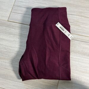 Victoria's Secret Maroon High Rise Essential Pocket Legging medium inseam 27